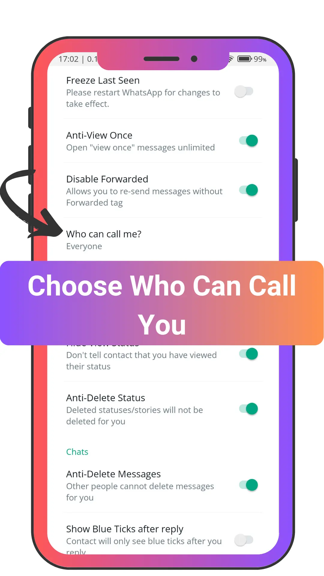 Choose Who Can Call You