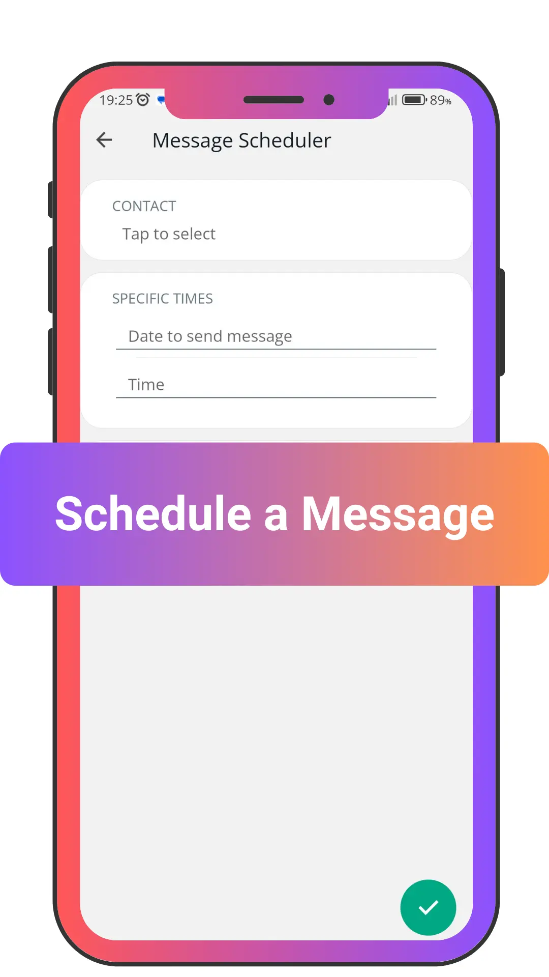 Schedule a Message
